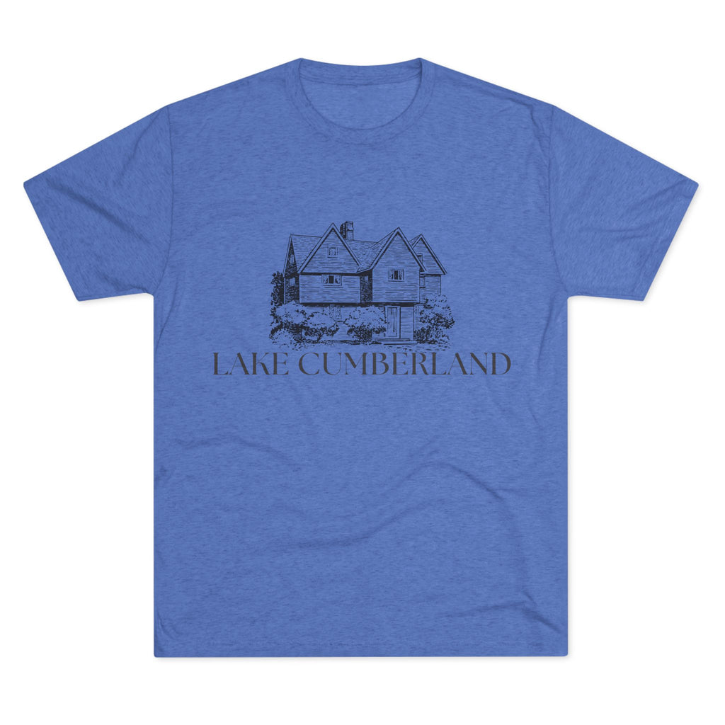 Lake Cumberland Unisex Tri-Blend Crew Tee, Casual T-Shirt, Summer Apparel, Lake House Shirt, Gift for Friends, Travel Tee