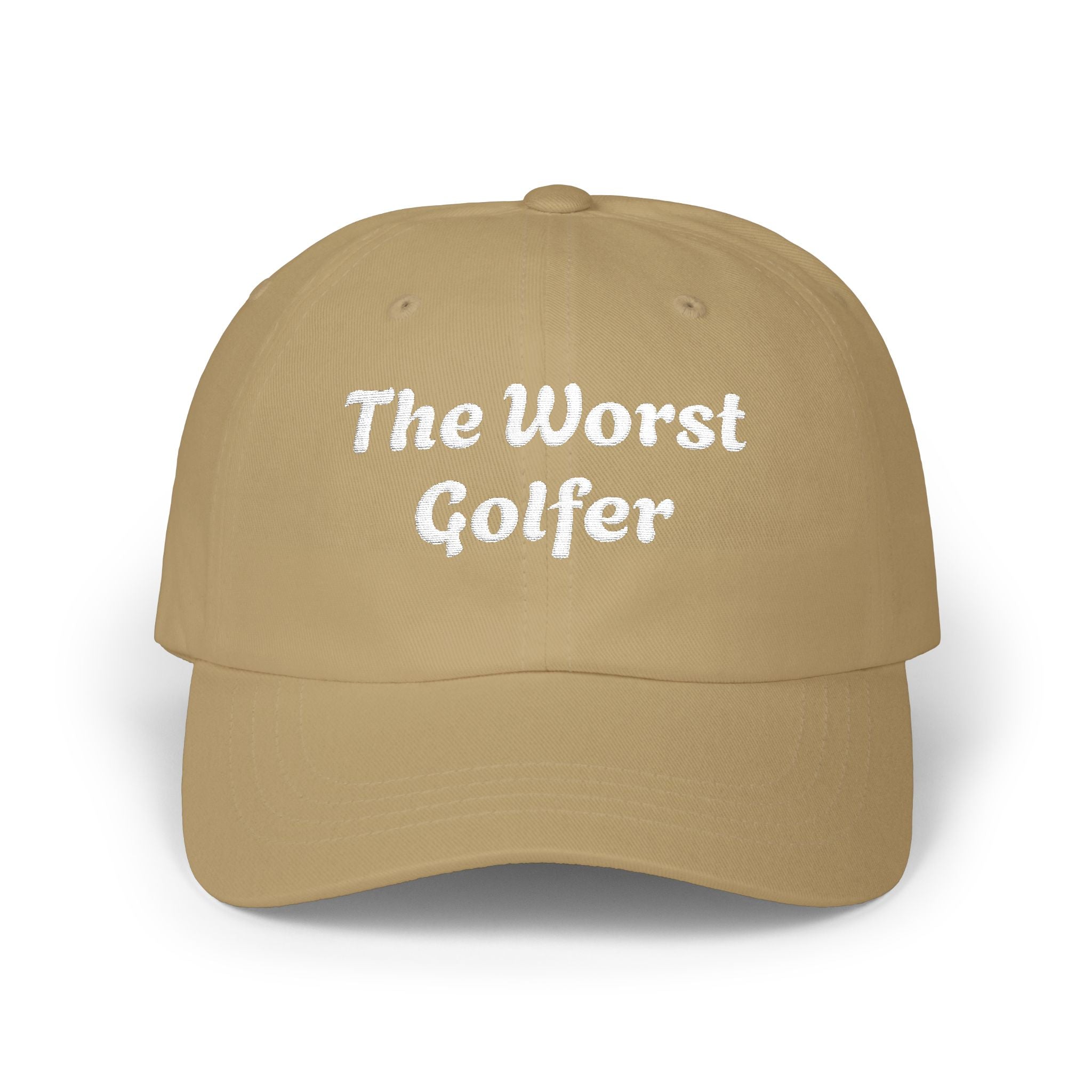 The Worst Golfer Classic Cap, Vintage Golf Hat, Father's Day Gift, Casual Summer Sun Hat, Fun Sports Cap, Golfer's Accessories
