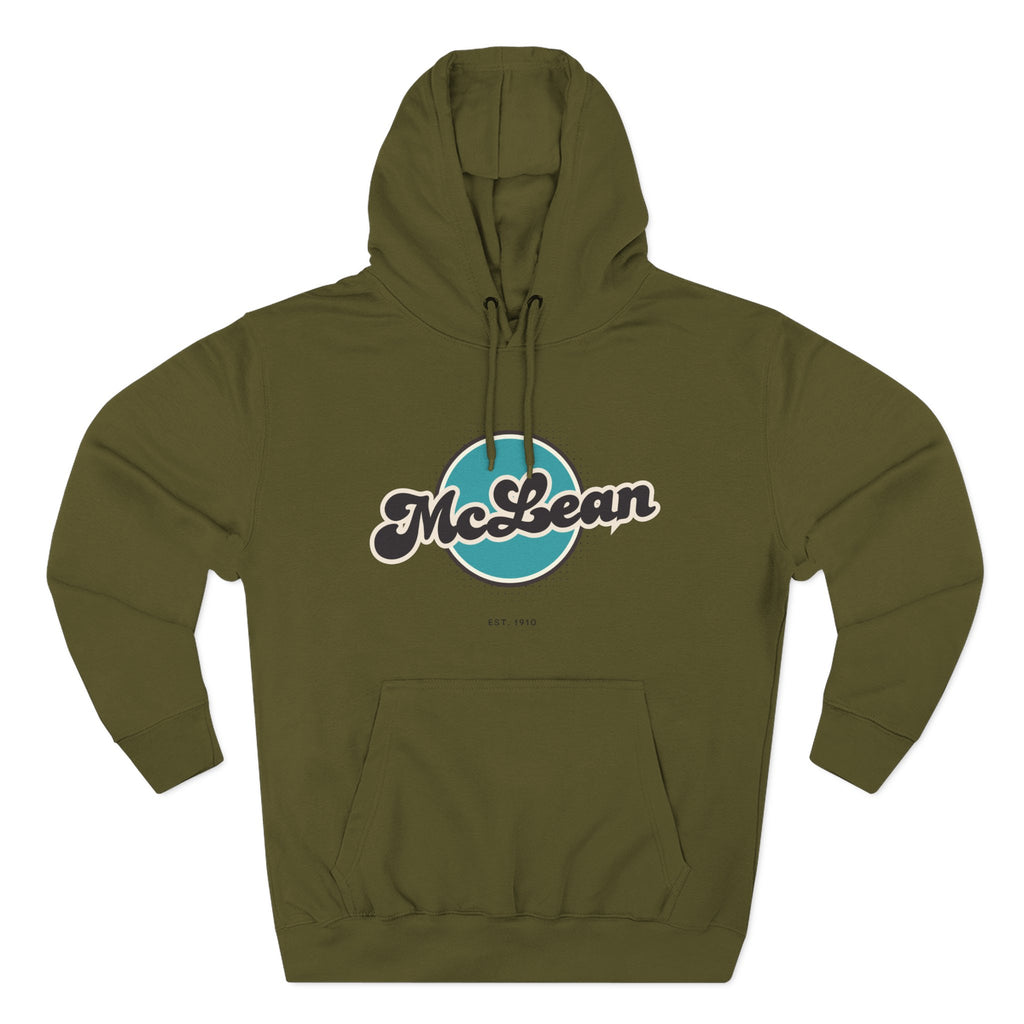 McLean Retro Vibe Hoodie for Casual Days, Streetwear, Unisex Gift, Cozy Layering Apparel
