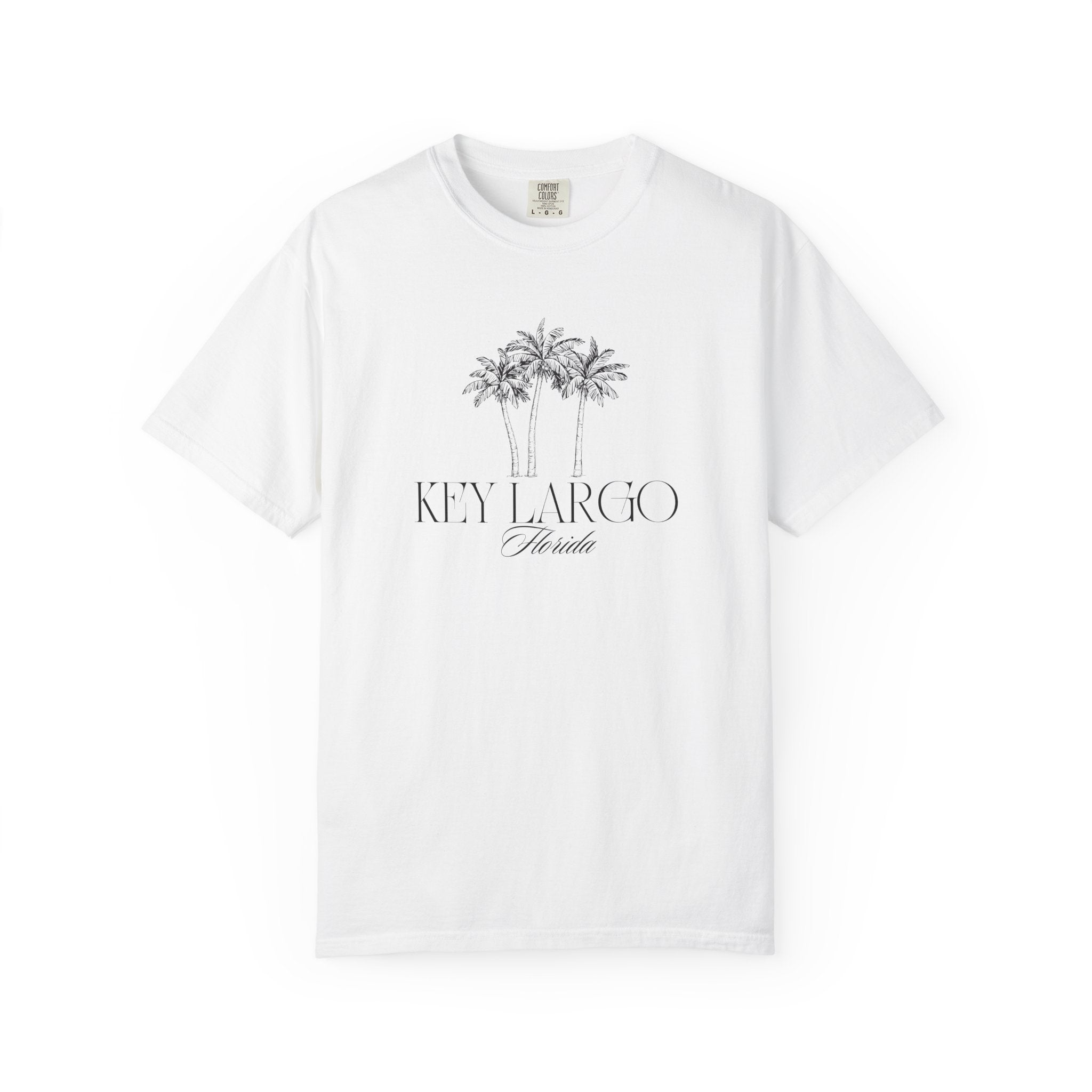 Key Largo Vibes, Unisex T-shirt, Casual Tee, Travel Souvenir, Vacation Top