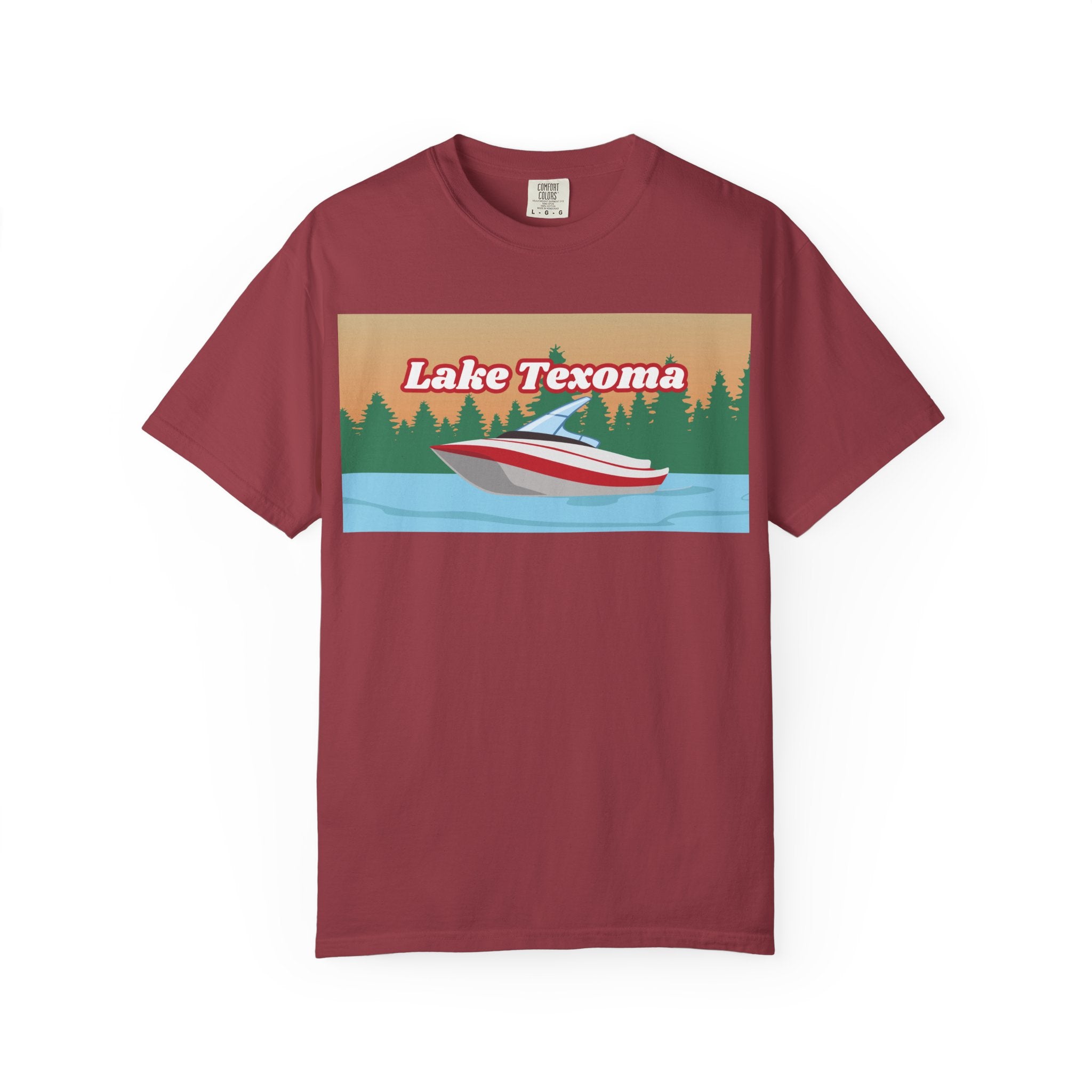 Lake Texoma Relaxed Unisex T-Shirt, Summer Vibes Tee, Outdoor Adventure Shirt, Lake Life Apparel, Gift for Nature Lovers, Vacation Wear