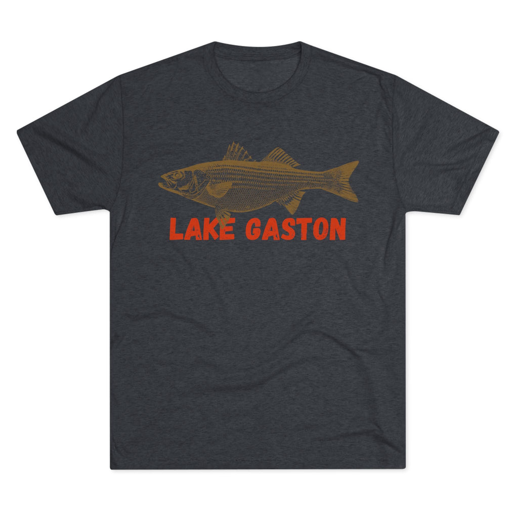 Lake Gaston Fishing Tee, Unisex Crew Neck Shirt, Summer Lake Apparel, Gift for Fishermen, Outdoor Adventure T-Shirt, Lake House Style