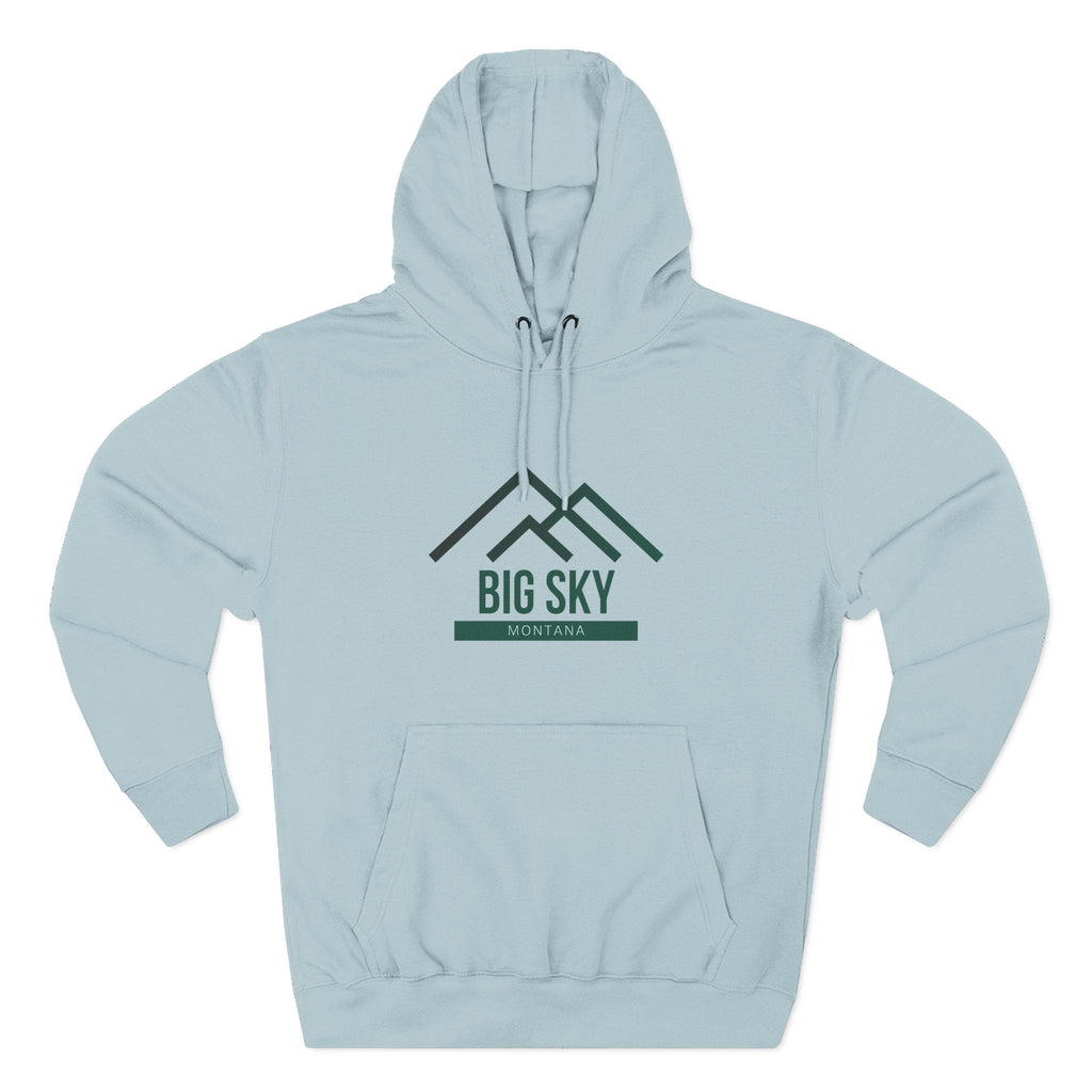 Big Sky Vibes Hoodie with Design, Perfect for Autumn Lovers, Comfortable and Stylish, Great Gift for Vacations