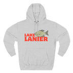 Lake Lanier Fleece Hoodie, Cozy Fishing Sweatshirt, Outdoor Adventure Wear, Unique Gift for Lake Lovers, Perfect for Fall and Winter