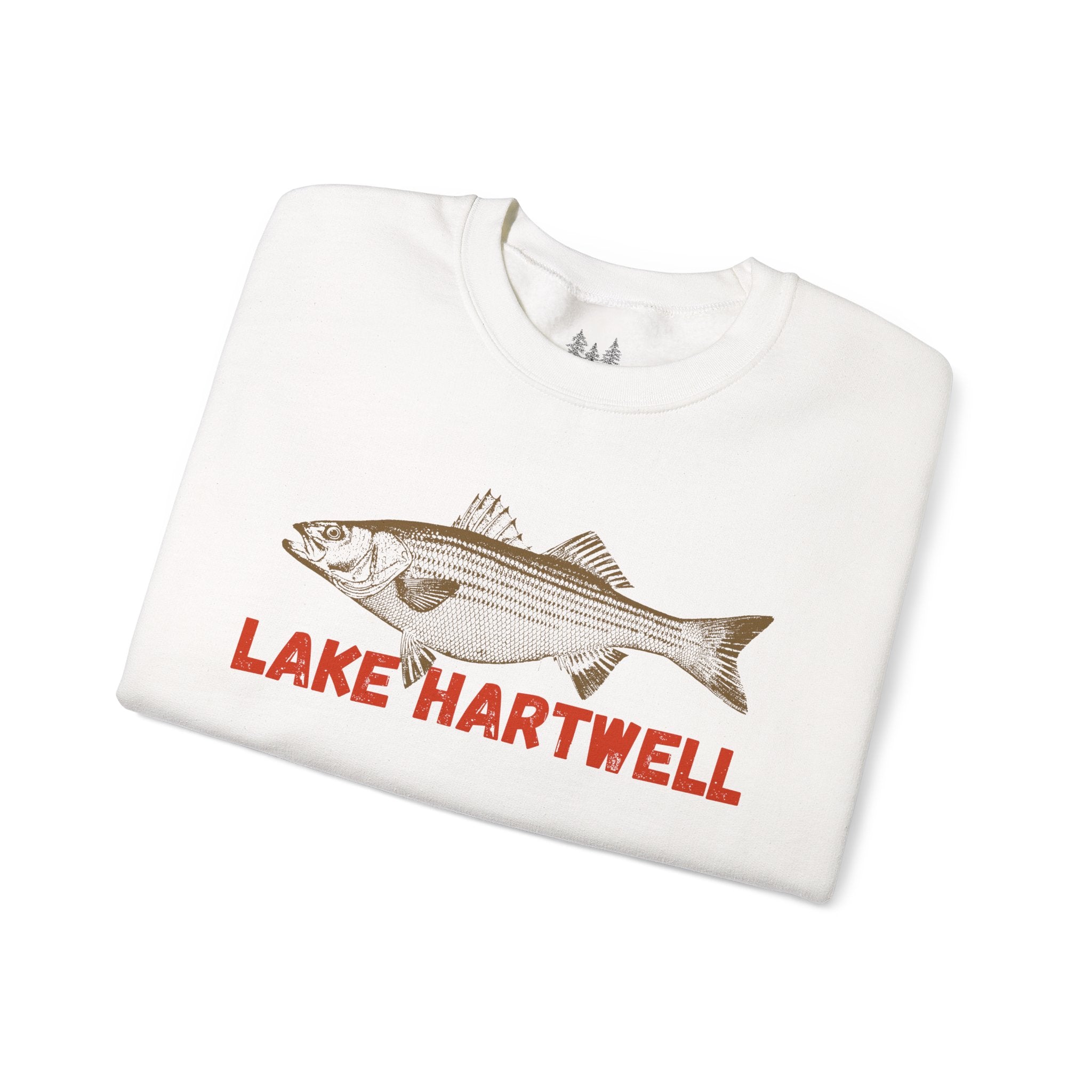 Lake Hartwell Fishing Sweatshirt, Unisex Crewneck, Casual Wear, Gift for Fishermen, Outdoor Apparel, Lake House Cozy