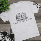 Lake Cumberland Unisex Tri-Blend Crew Tee, Casual T-Shirt, Summer Apparel, Lake House Shirt, Gift for Friends, Travel Tee