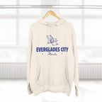 Everglades City Inspired Fleece Hoodie, Casual Wear, Relaxation, Gift for Autumn Lovers, Travel Essential