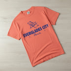 Everglades City - Unisex Garment-Dyed T-shirt, Casual Outfit, Gift for Nature Lovers, Vacation Essentials
