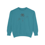 Belleair Shore Chill Vibes Sweatshirt - Unisex Garment-Dyed Style, Perfect for Lounging