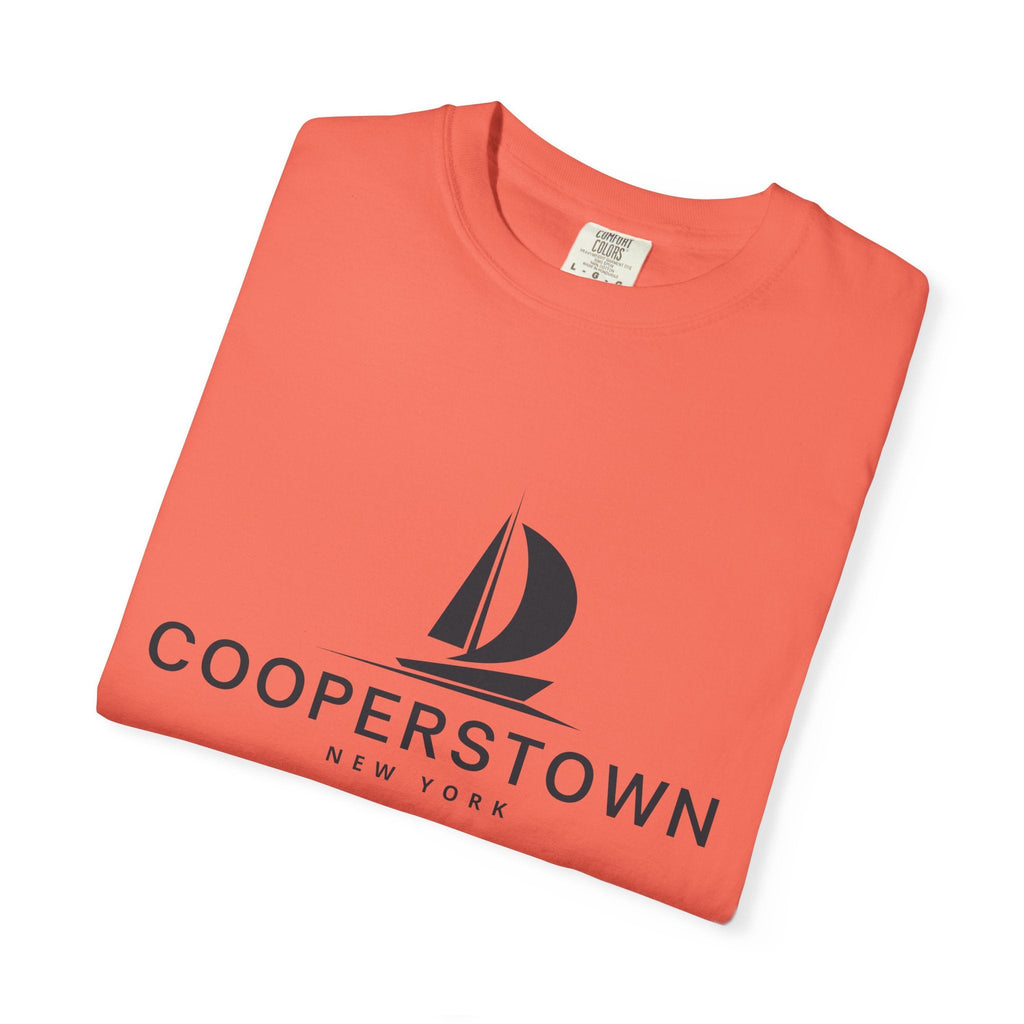 Cooperstown - Unisex Garment-Dyed T-shirt, Casual Outfit, Gift for Nature Lovers, Vacation Essentials