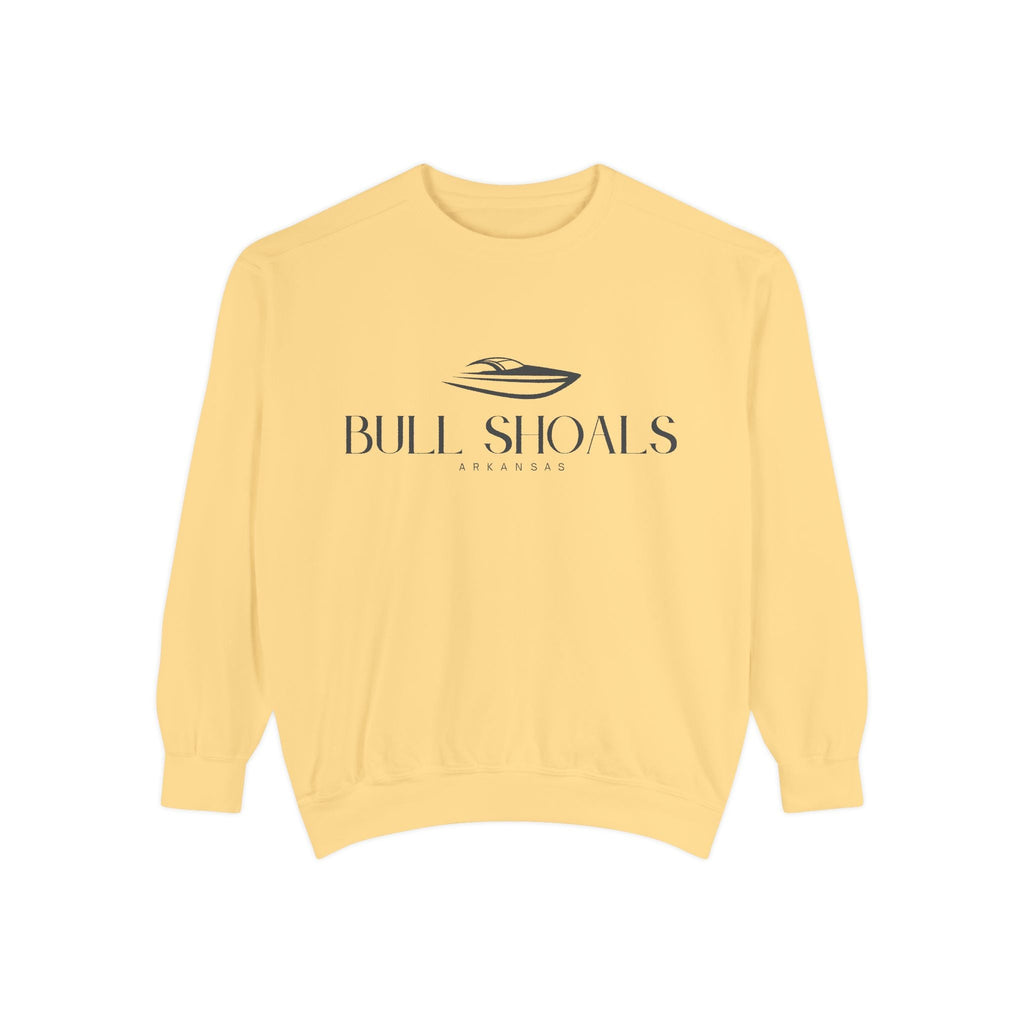 Bull Shoals Chill Vibes Sweatshirt - Unisex Garment-Dyed Style, Perfect for Lounging