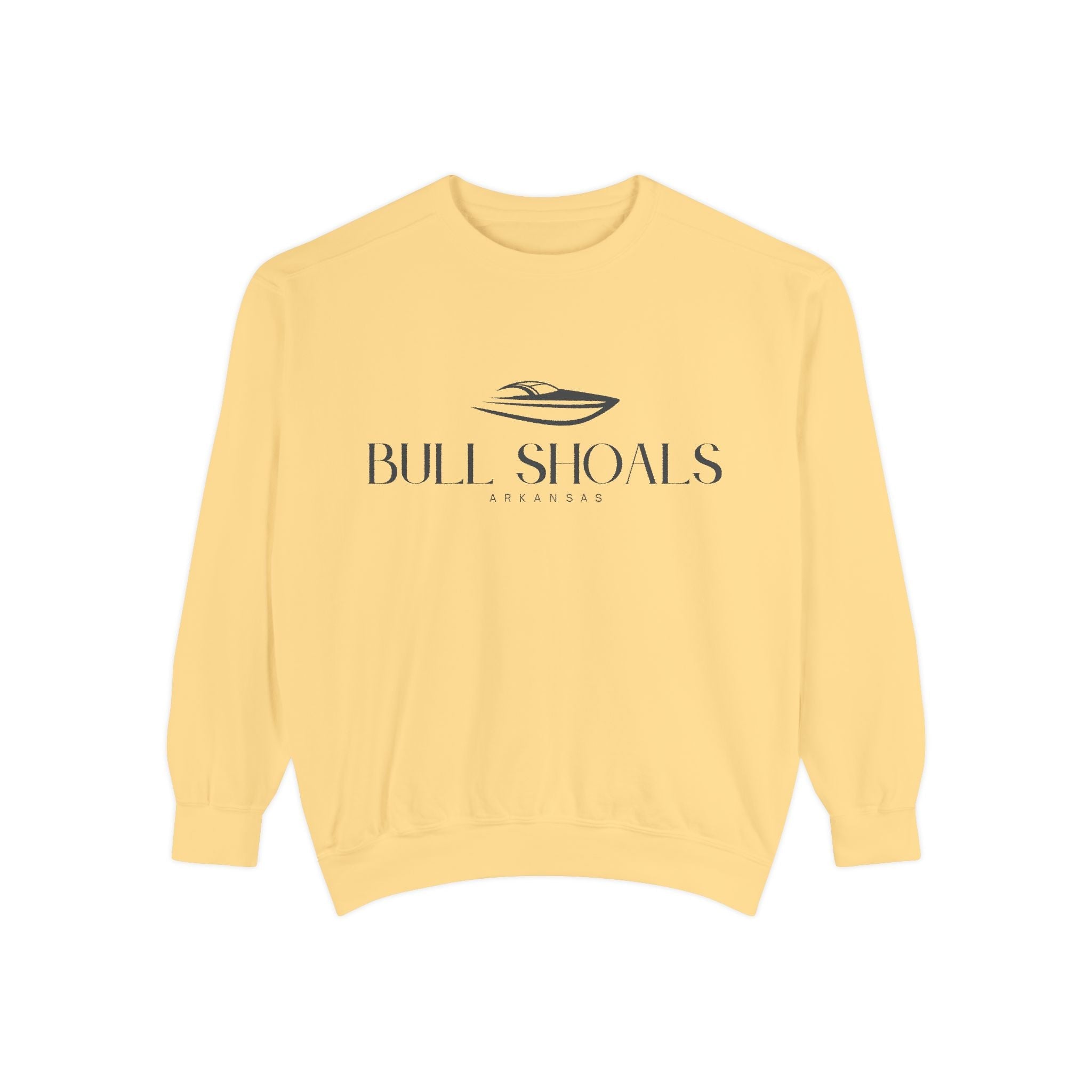 Bull Shoals Chill Vibes Sweatshirt - Unisex Garment-Dyed Style, Perfect for Lounging