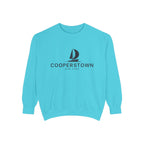 Cooperstown Vibes Unisex Sweatshirt | Garment-Dyed Comfort, Perfect for Casual Outings, Travel, Gifts, Autumn Days