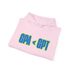 4.0 GPA < GPT 5.0 - Trendy GPA < GPT Sweatshirt for Students, Gift for College, Casual Wear, Study Sessions, Graduation