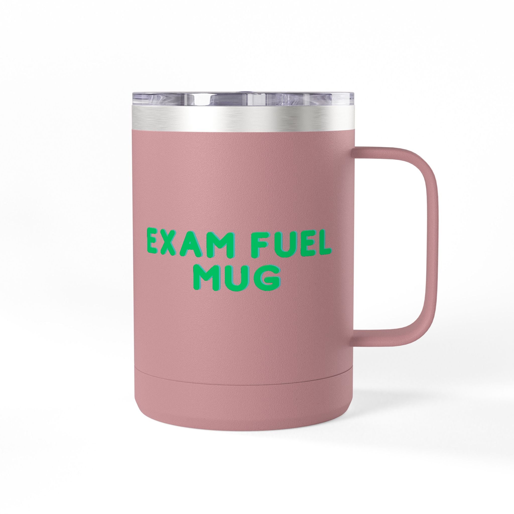 Exam Fuel Mug Tumbler | Perfect for Students, Study Sessions, Motivational Drinkware, Eco-Friendly Cup