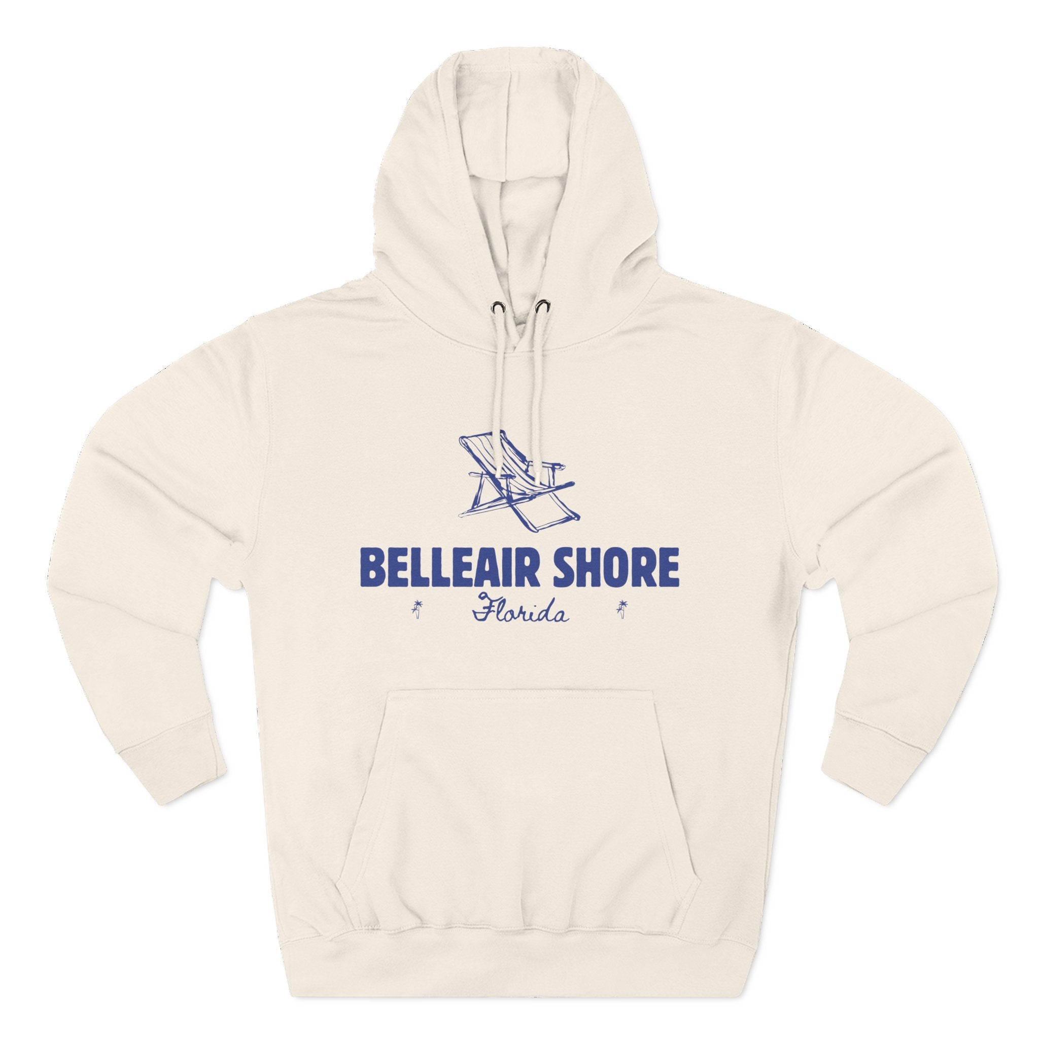 Belleair Shore Inspired Fleece Hoodie, Casual Wear, Relaxation, Gift for Autumn Lovers, Travel Essential