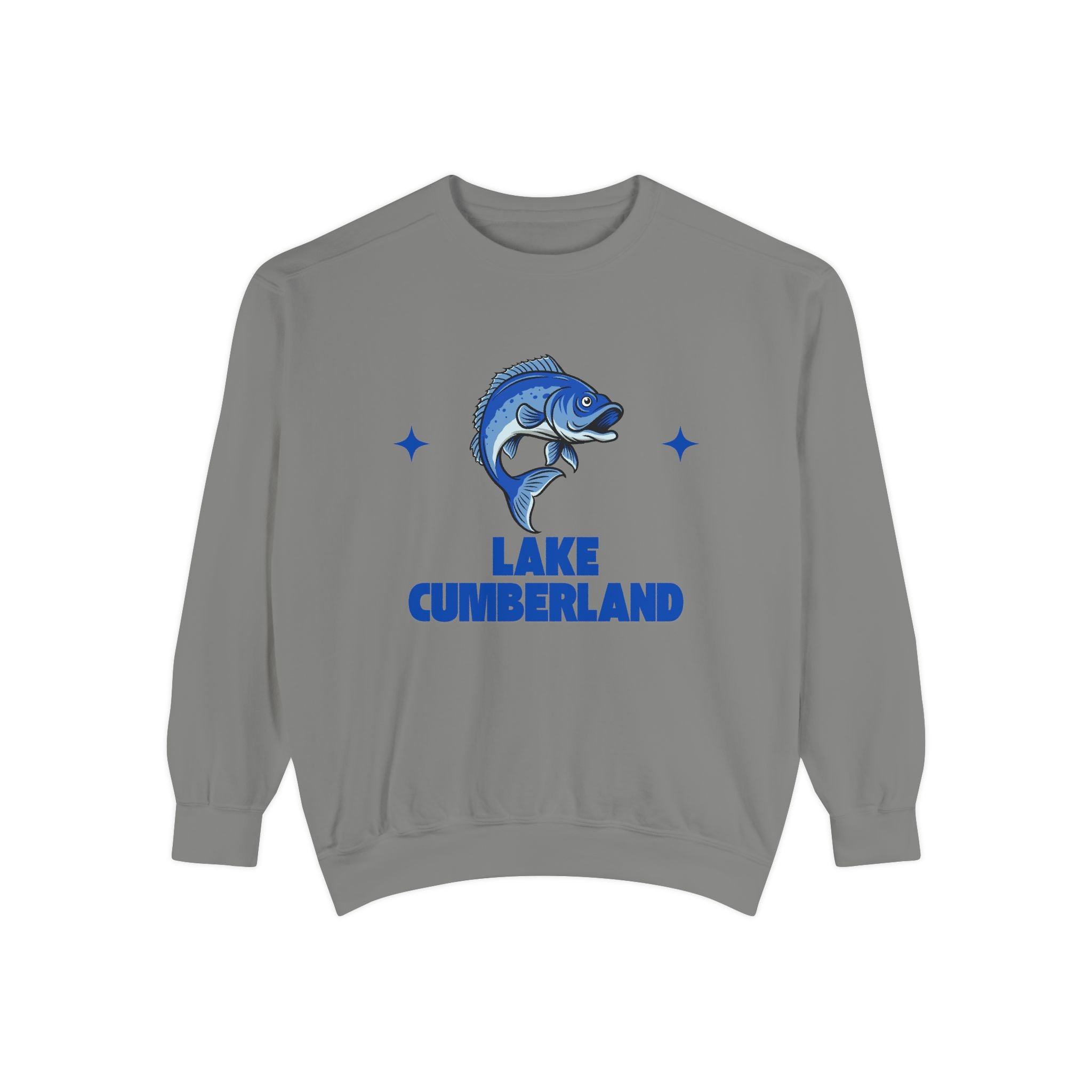 Lake Cumberland Fish Design Unisex Sweatshirt | Cozy Fishing Apparel, Casual Wear, Gift for Anglers, Lake Day Outfit, Nature Lovers Sweatshirt